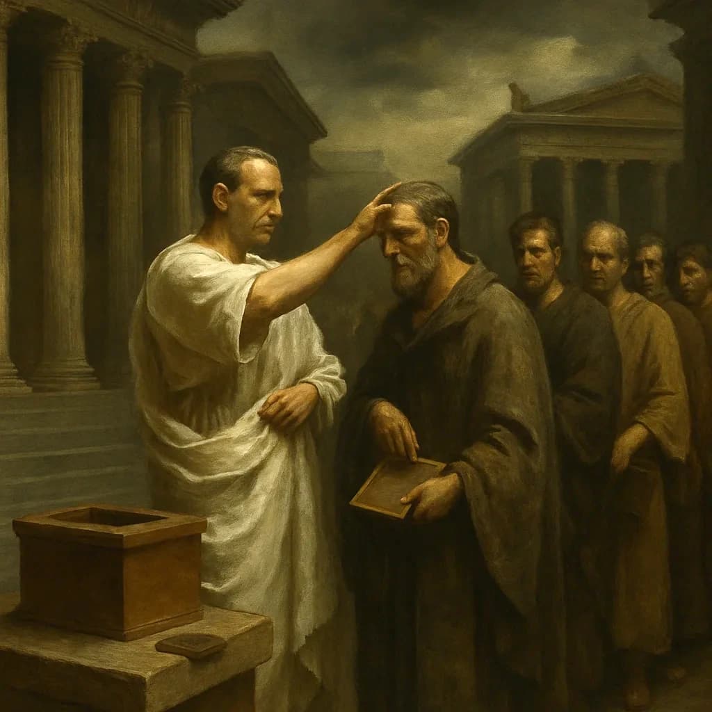 How Tasting Voters' Sweat Gave Rome the Secret Ballot