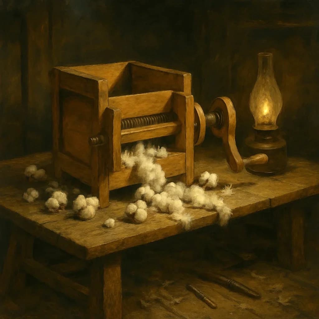 Eli Whitney's Cotton Gin Made Slavery Bigger, Not Smaller