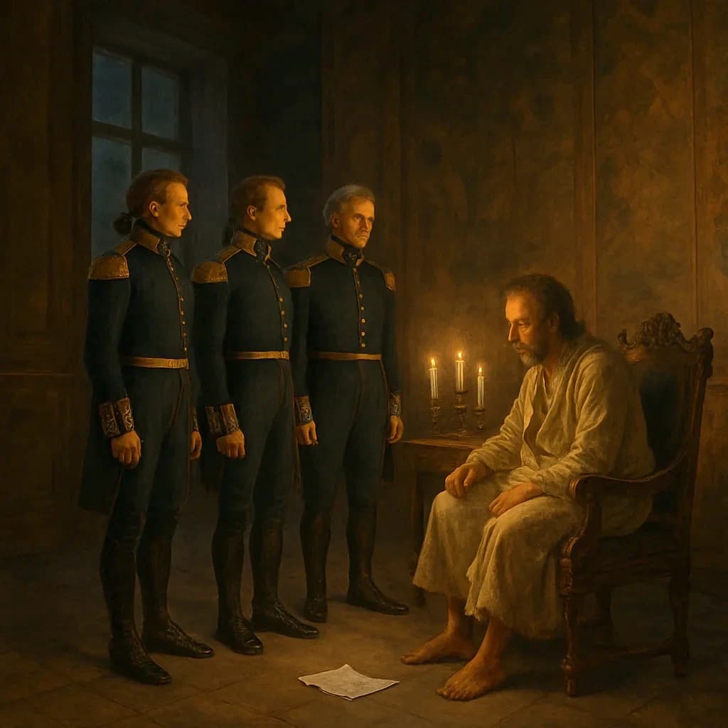 The Officers Who Politely Arrested Their Own King