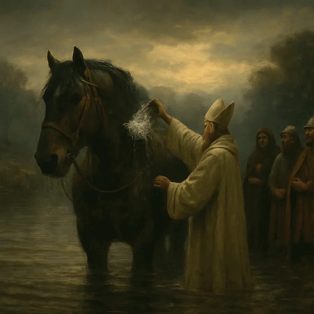 A Warhorse Baptized to Stop the Norman Conquest