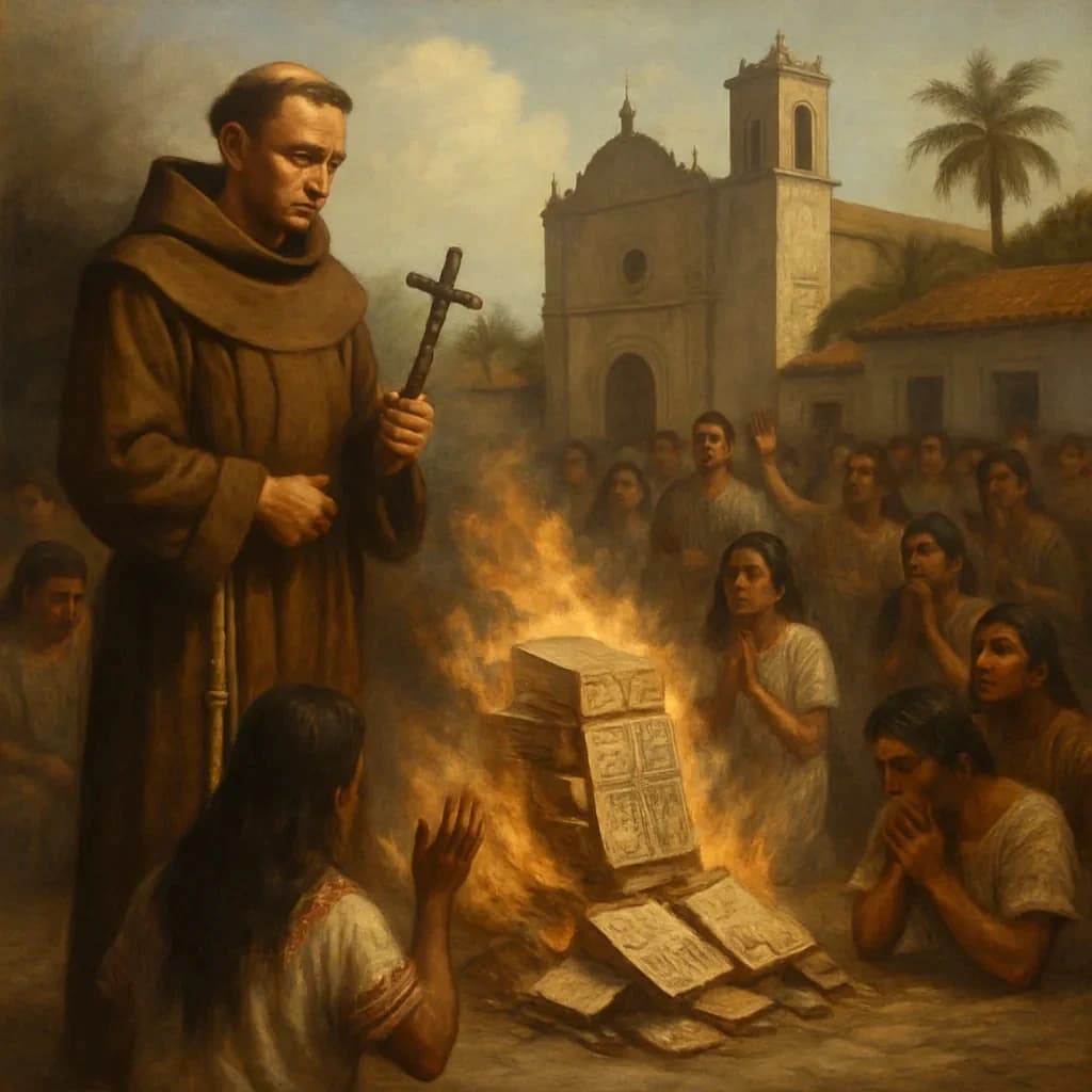 He Burned Every Maya Book in One Afternoon