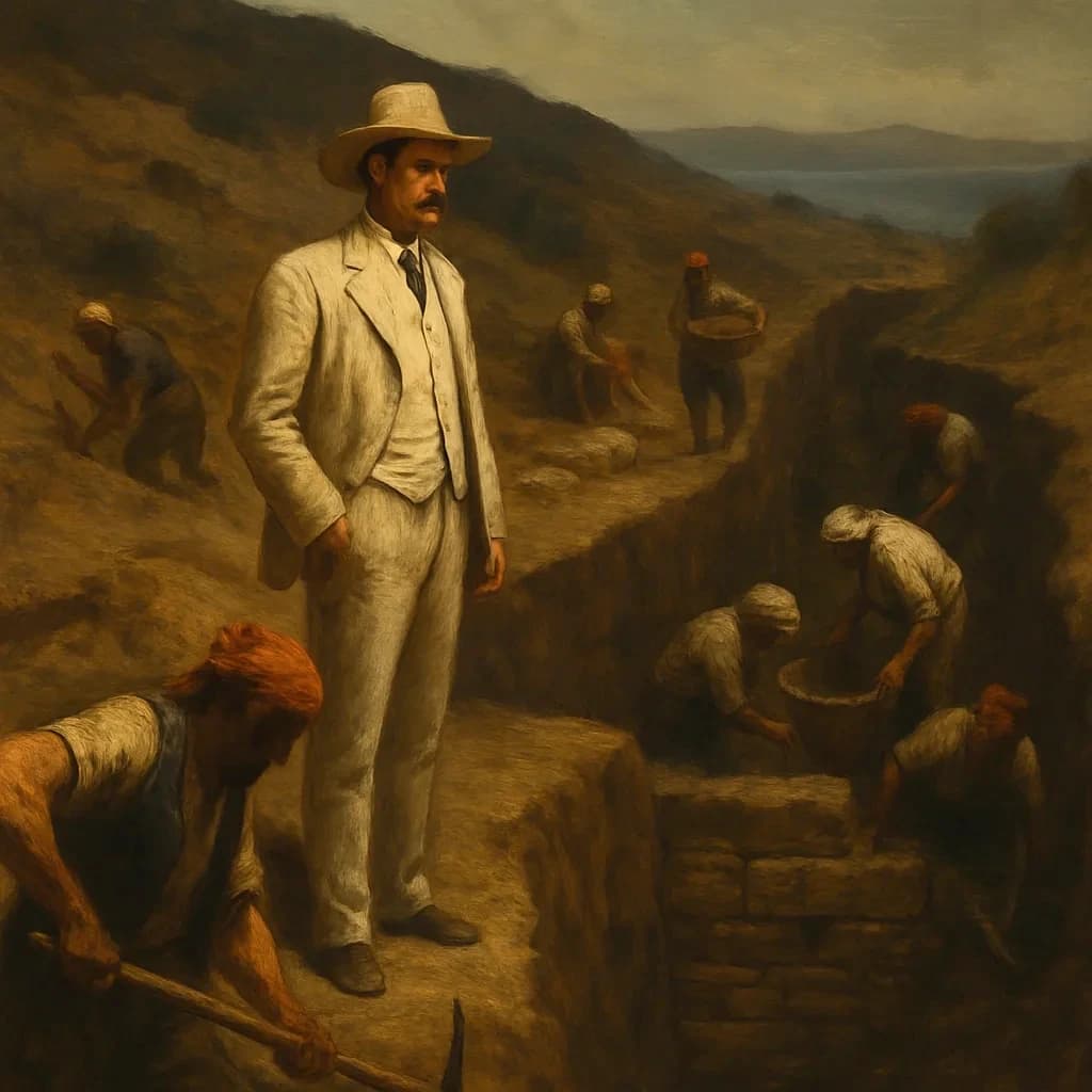 He Found Troy by Digging Straight Through It