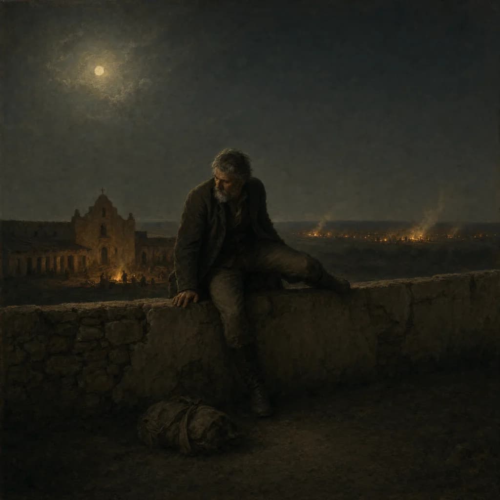 One Man Left the Alamo. He Gave Us Its Famous Line.