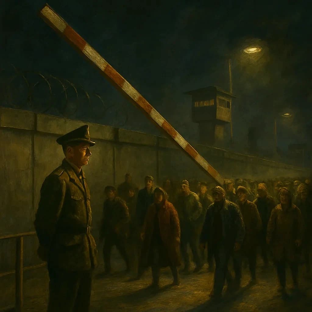 A Drunk Soldier's Wrong Door Collapsed the Berlin Wall