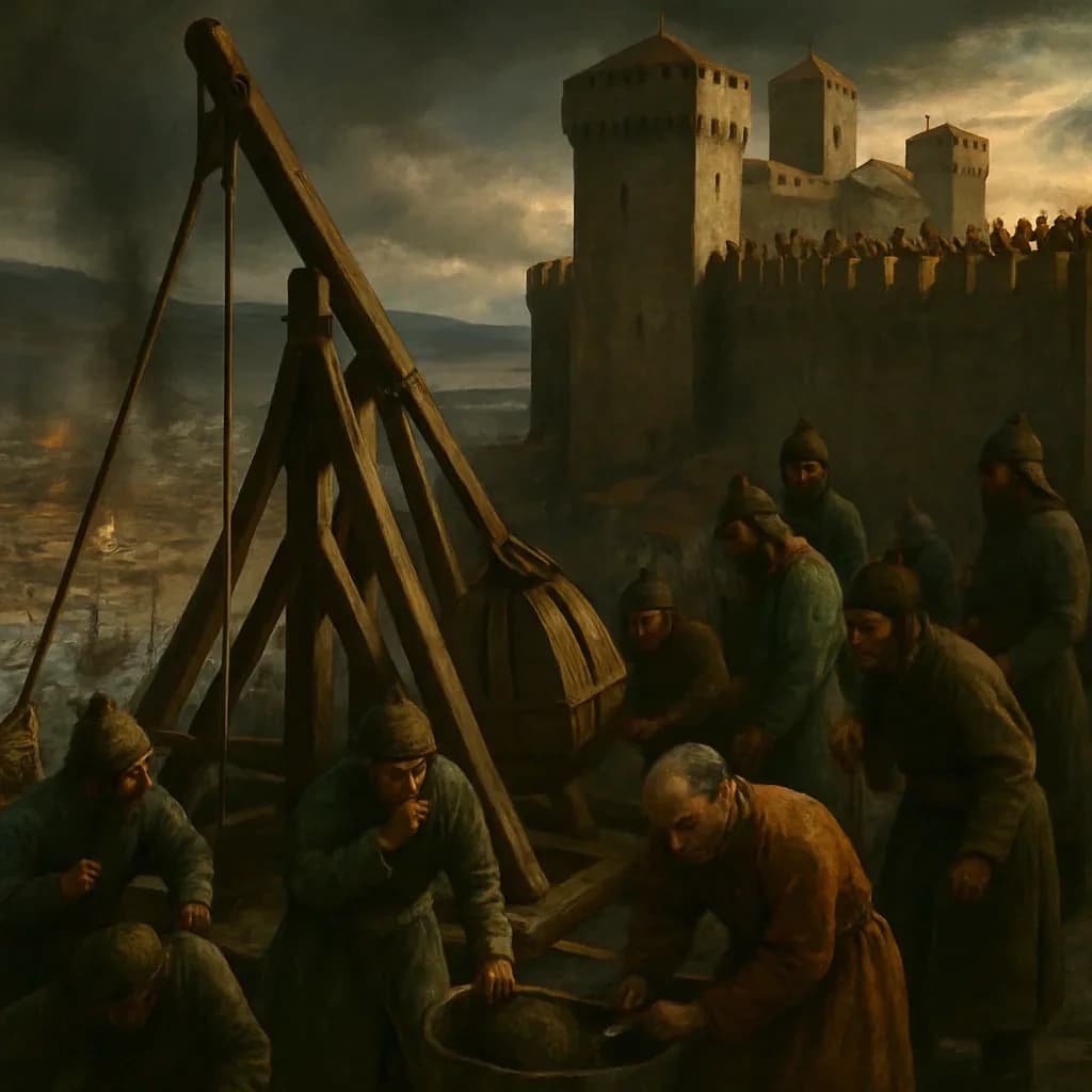 Catapulting the Plague: How the Black Death Reached Europe