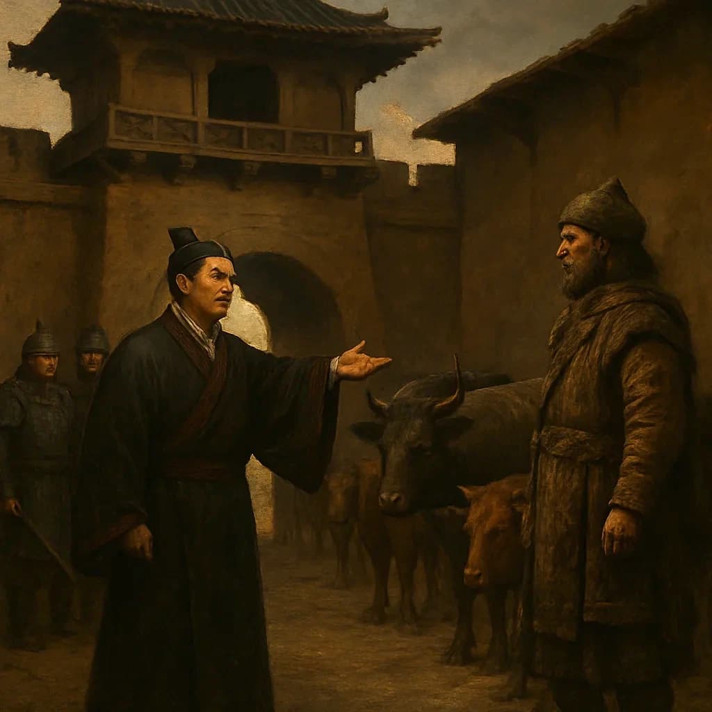Three Hundred Cattle and the Fall of the Han
