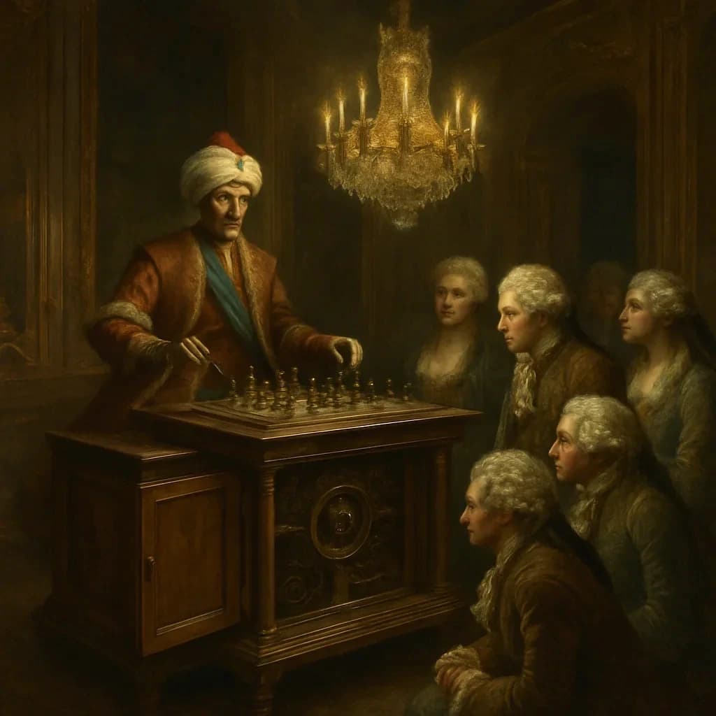 Napoleon Lost to a Chess Machine Hiding a Man