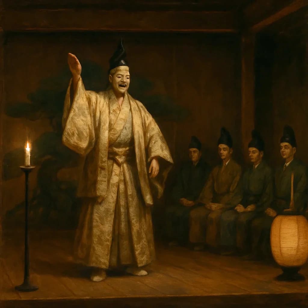 A Corpse, a Candle, and the Birth of Japan's Theatre