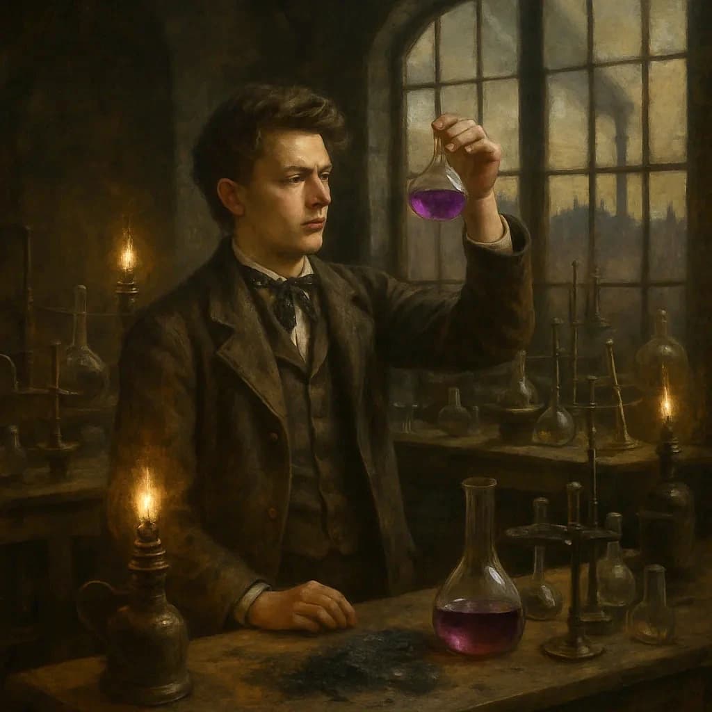 Hunting a Malaria Cure, He Made Purple from Coal