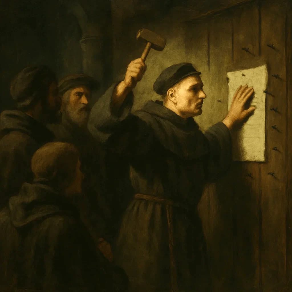 Seventeen Nails in the Door, Wittenberg 1517 — Wait, Wrong Door